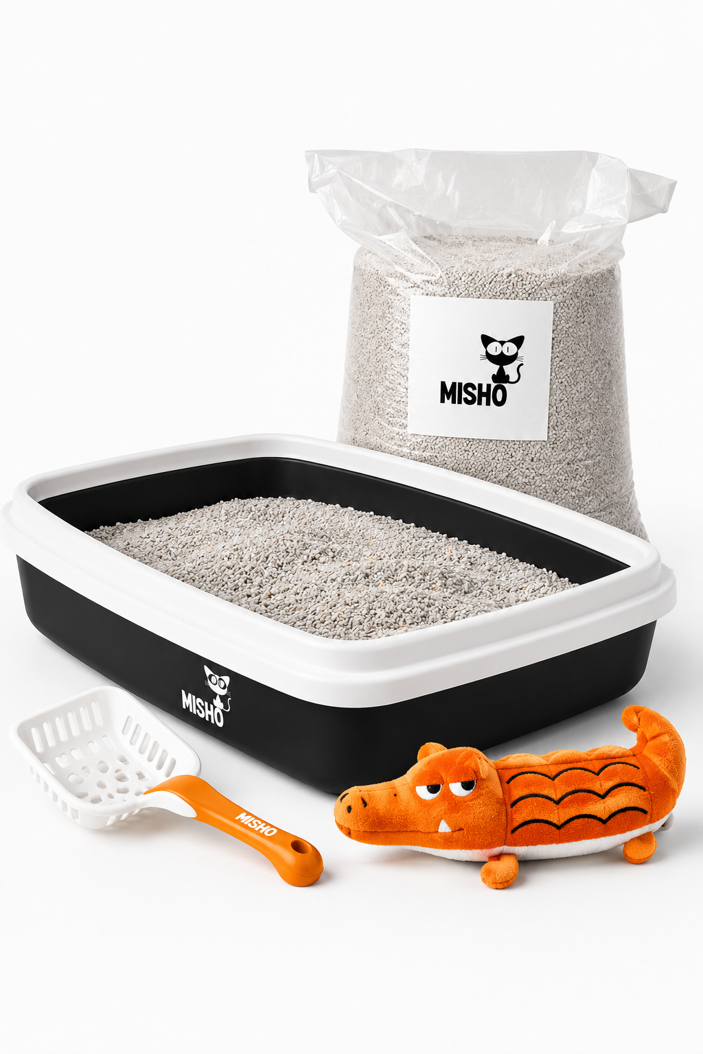 Arena Premium para Gatos MISHO | Bajo polvo y control de olores