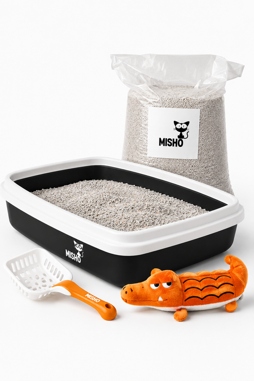 Arena Premium para Gatos MISHO | Bajo polvo y control de olores